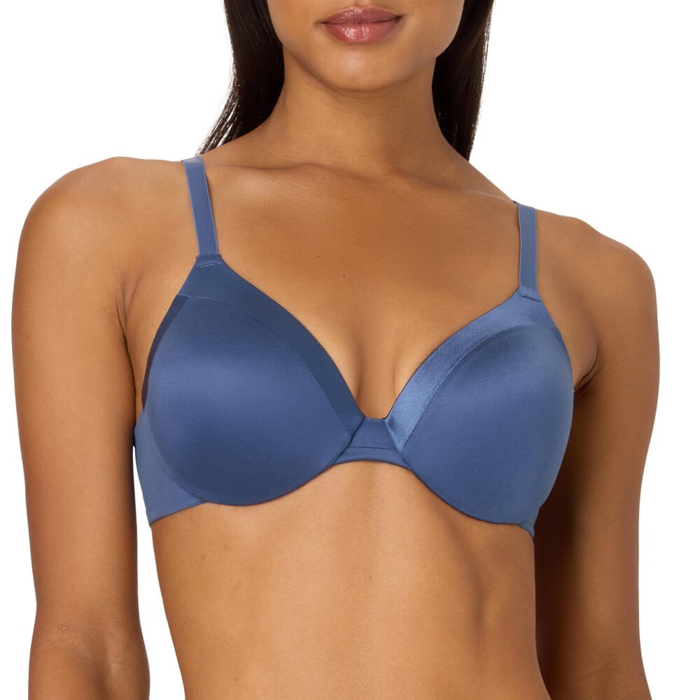 NWT Maidenform Comfort Devotion Extra Coverag Dungaree Blue 34C